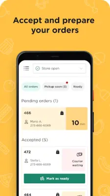 Glovo Partners Orders android App screenshot 2